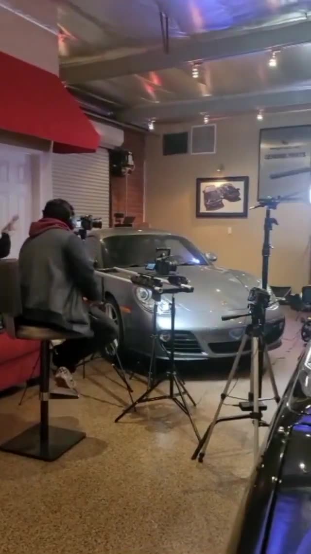 Chuck Mason at a media shoot