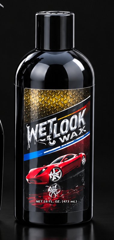 Wet Look Wax squeeze bottle