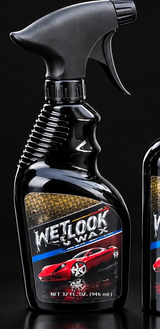 Wet Look Wax spray bottle