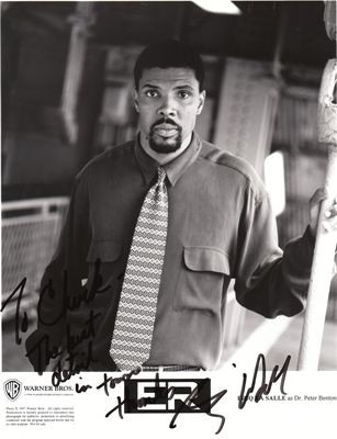 Signed photograph inscribed to Chuck Mason by Eriq La Salle