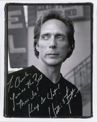 Signed photograph inscribed to Chuck Mason by William Fichtner