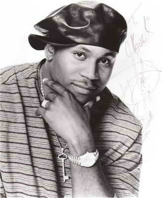 Signed photograph inscribed to Chuck Mason by LL Cool J